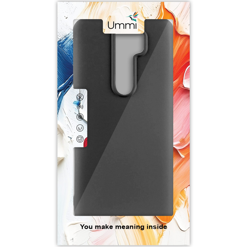 Фото Чехол Silicone Cover Ummi Lakshmi (AA) для Xiaomi Redmi 9 (Черный / Black) на vchehle.ua