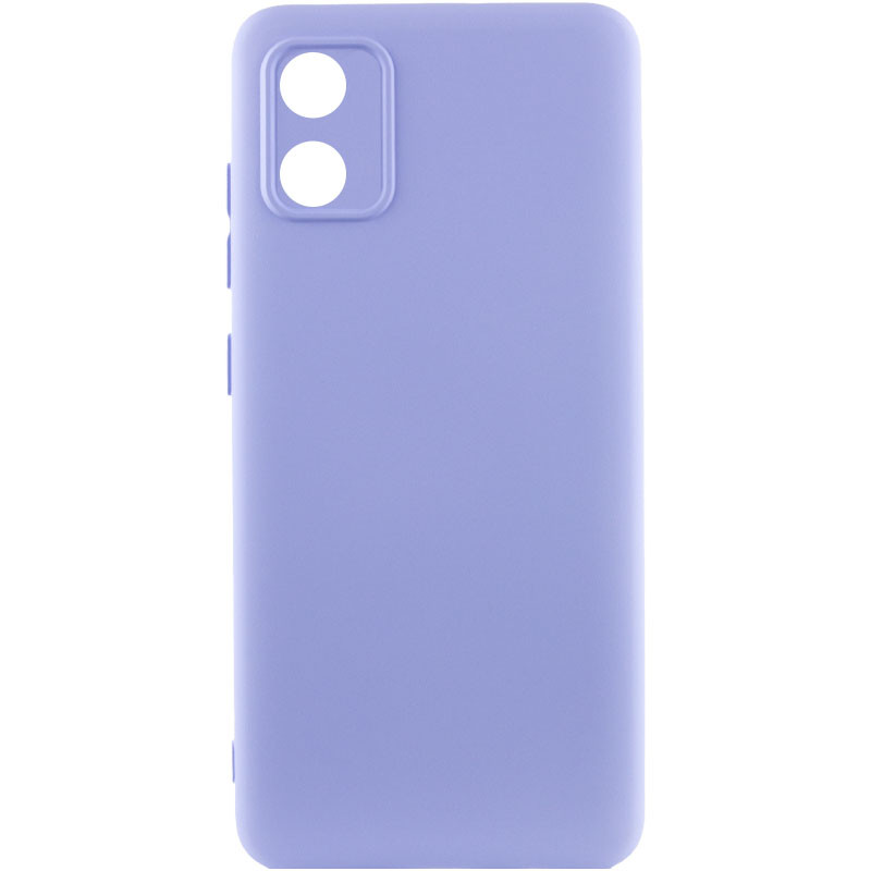 Чехол Silicone Cover Ummi Lakshmi Full Camera (AA) для Motorola Moto E13 (Сиреневый / Dasheen)