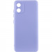 Чехол Silicone Cover Ummi Lakshmi Full Camera (AA) для Motorola Moto E13 (Сиреневый / Dasheen)