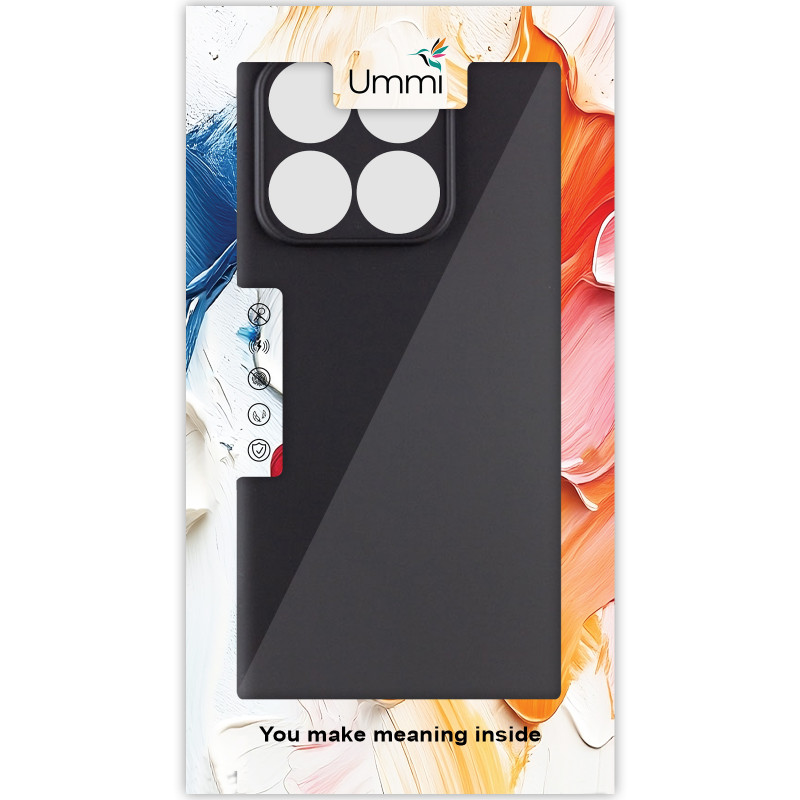 Фото Чохол Silicone Cover Ummi Lakshmi Full Camera (AA) на Motorola Edge 70 (Чорний / Black) на vchehle.ua