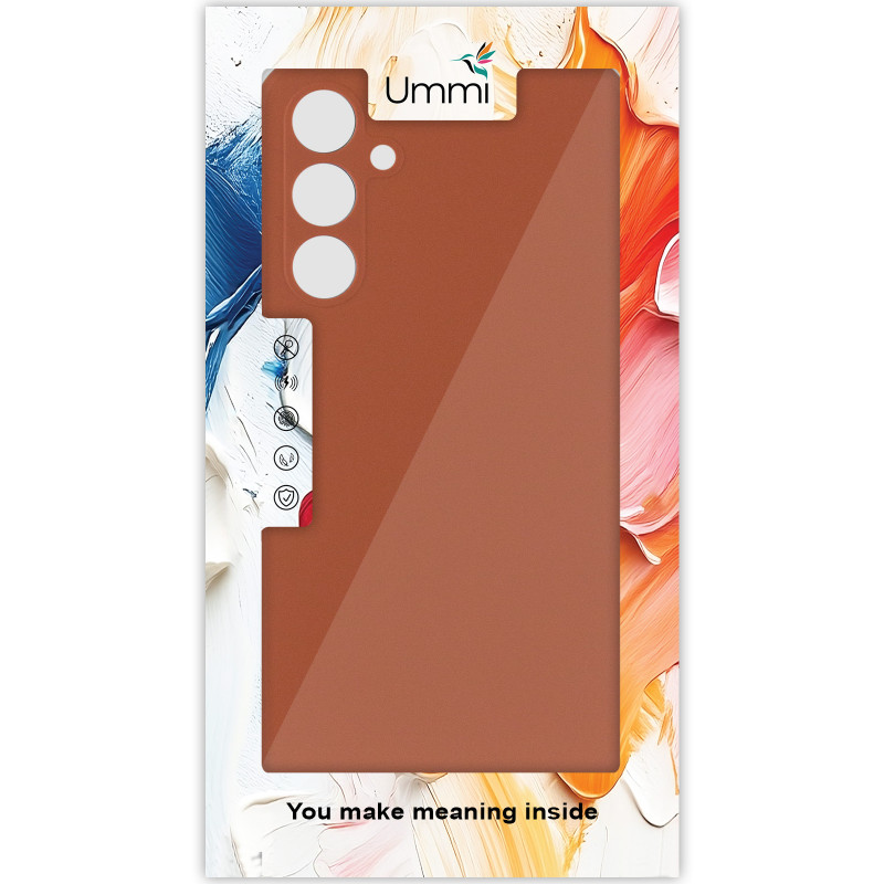 Фото Чехол Silicone Cover Ummi Lakshmi Full Camera (AA) для Samsung Galaxy M35 5G (Коричневый / Brown) в магазине vchehle.ua