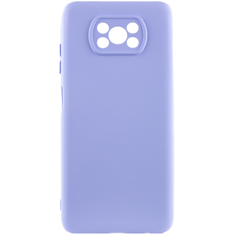 Чехол Silicone Cover Ummi Lakshmi Full Camera (AA) для Xiaomi Poco X3 NFC / Poco X3 Pro (Сиреневый / Dasheen)
