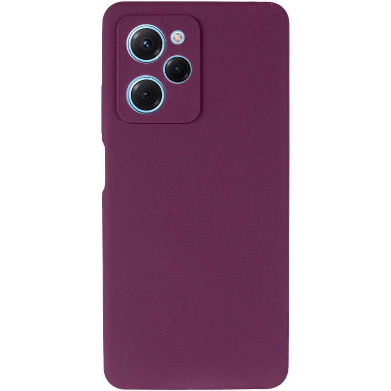 Фото Чохол Silicone Cover Ummi Lakshmi Full Camera (AA) на Xiaomi Poco X5 Pro 5G (Бордовий / Marsala) на vchehle.ua