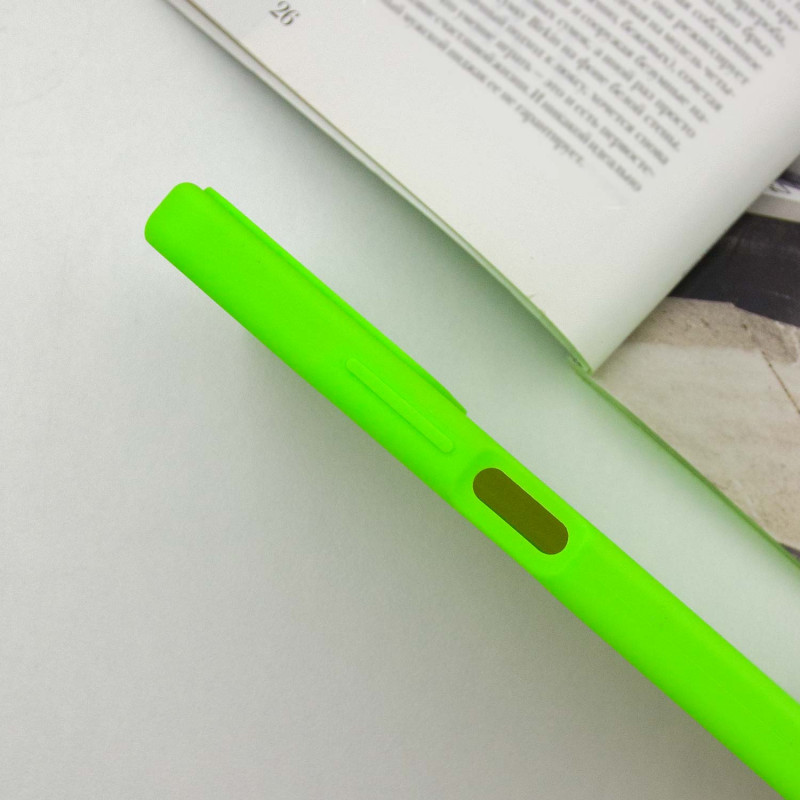 Купити Чохол Silicone Cover Ummi Lakshmi Full Camera (AA) на Xiaomi Redmi 13 4G / Poco M6 4G (Салатовий / Neon Green) на vchehle.ua