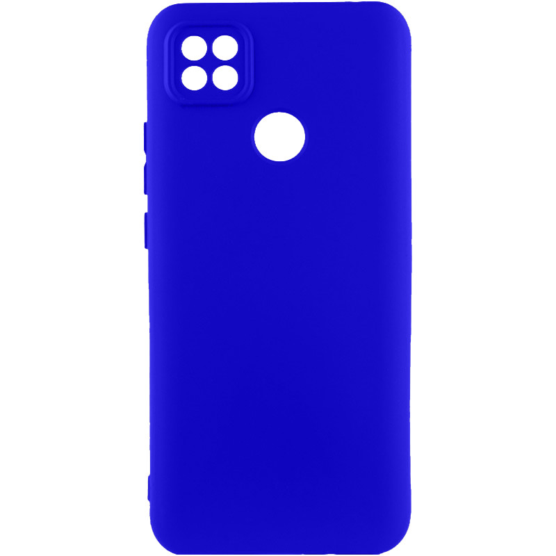 Чохол Silicone Cover Ummi Lakshmi Full Camera (AA) на Xiaomi Redmi 10A / 9C (Синій / Iris)