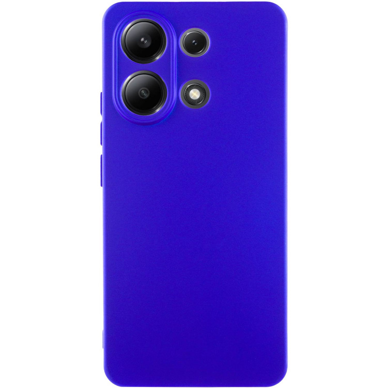 Чехол Silicone Cover Ummi Lakshmi Full Camera (AA) для Xiaomi Redmi Note 13 5G (Синий / Iris)