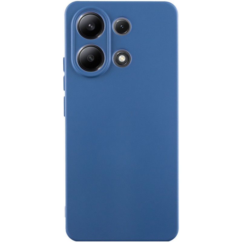 Чехол Silicone Cover Ummi Lakshmi Full Camera (AA) для Xiaomi Redmi Note 13 5G (Синий / Navy Blue)