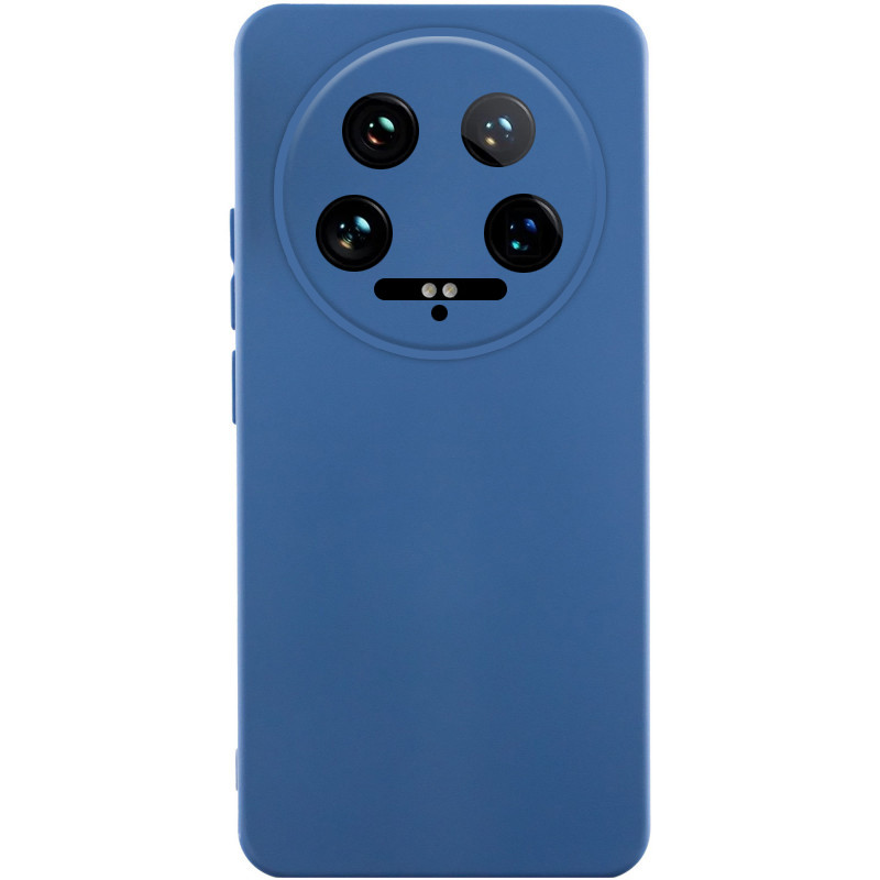 Чехол Silicone Cover Ummi Lakshmi Full Camera (AA) для Xiaomi 14 Ultra (Синий / Navy Blue)