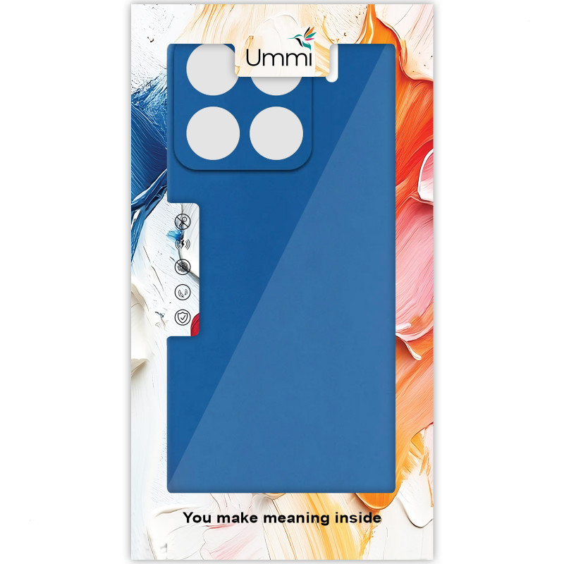 Фото Чохол Silicone Cover Ummi Lakshmi Full Camera (AA) на Xiaomi 15 Pro (Синій / Navy Blue) на vchehle.ua