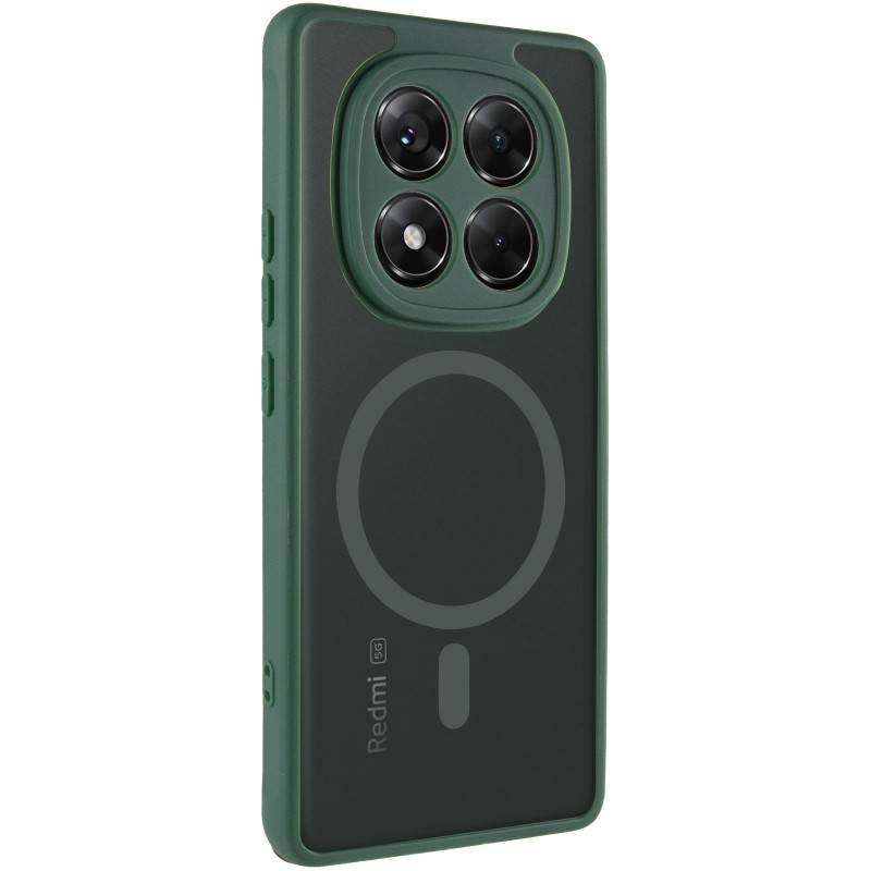 Чохол TPU Bloom with Magnetic Safe на Xiaomi Redmi Note 15 Pro 4G (Green)