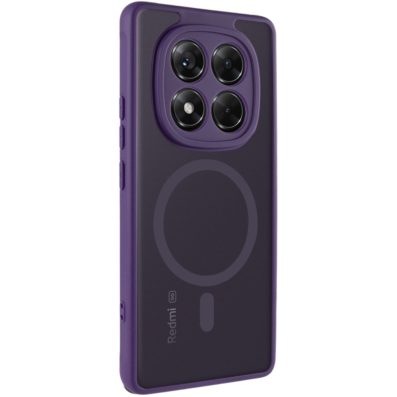 Чохол TPU Bloom with Magnetic Safe на Xiaomi Redmi Note 15 Pro 4G (Purple)