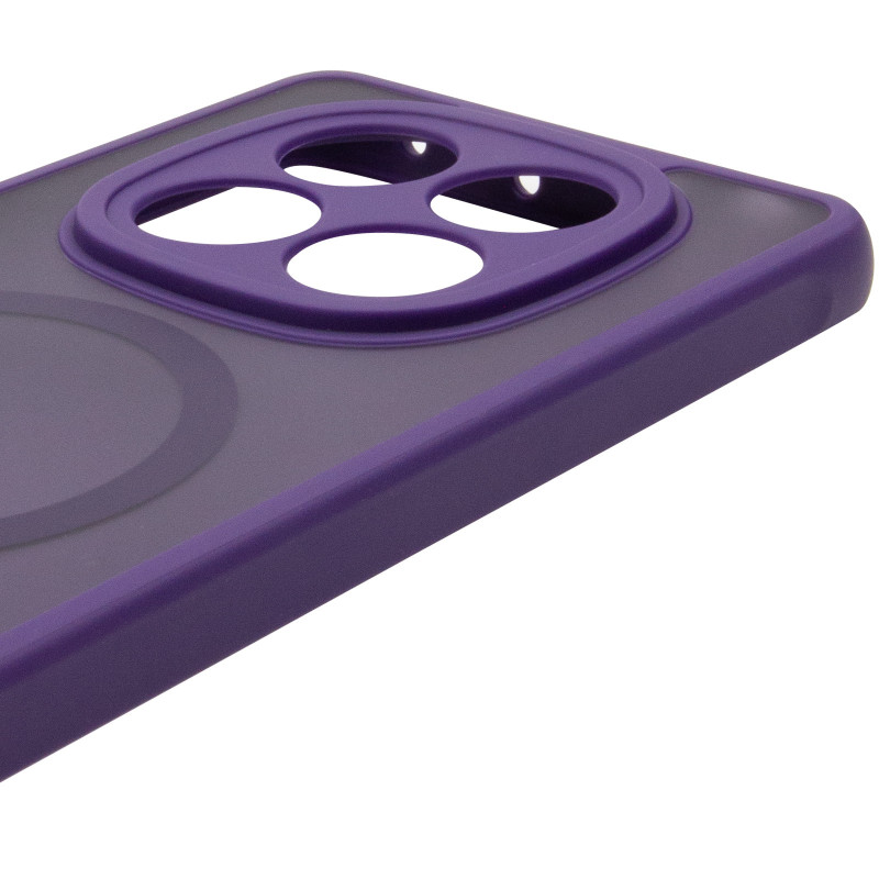Чохол TPU Bloom with Magnetic Safe на Xiaomi Redmi Note 15 Pro 4G (Purple) в магазині vchehle.ua