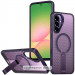 Чехол TPU Breeze with Magnetic Safe stand для Xiaomi Redmi 14C / Poco C75 (Purple)