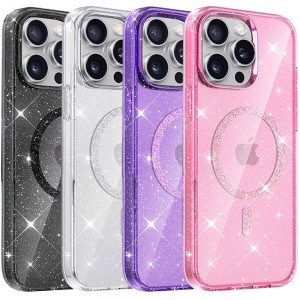 Чехол TPU Eclipse Sparkle Magnetic Fit для Apple iPhone 14 Pro (6.1")