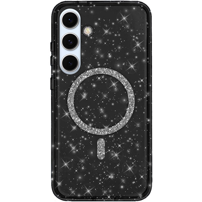 Чехол TPU Eclipse Sparkle Magnetic Fit для Samsung Galaxy S26 (Black)