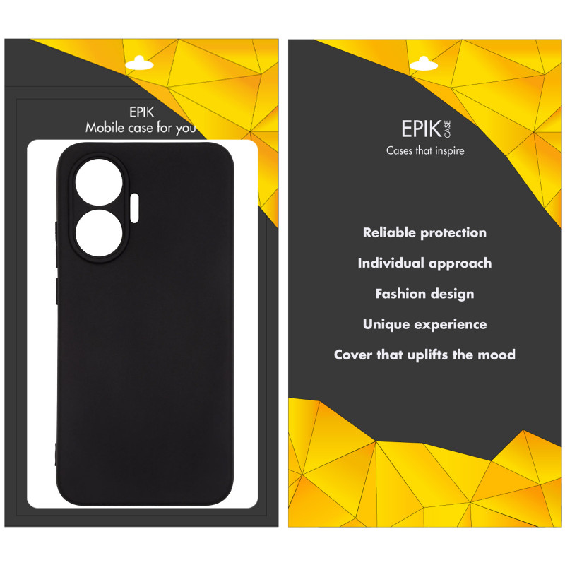 Фото Чохол TPU Epik Black Full Camera на Xiaomi Poco F7 (Чорний) на vchehle.ua