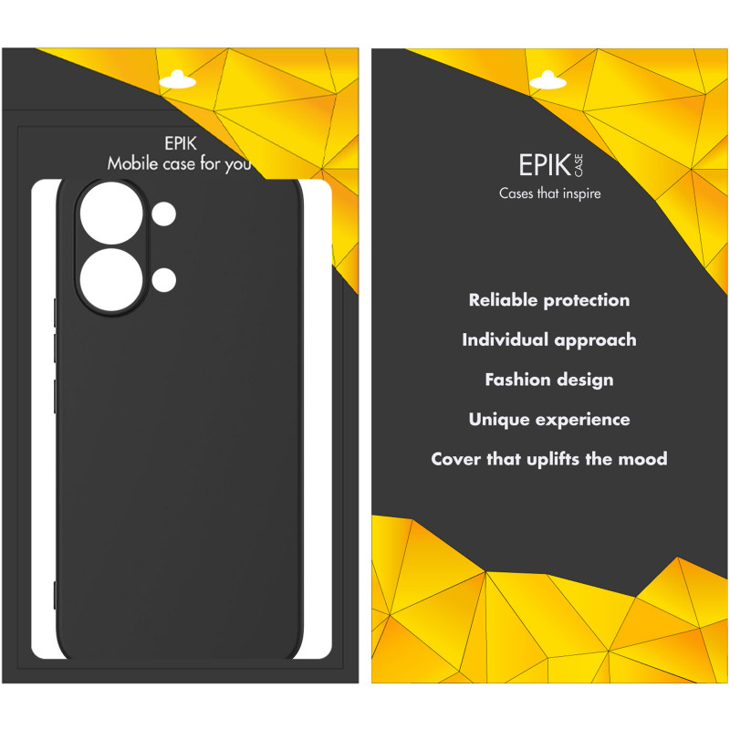 Фото Чохол TPU Epik Black Full Camera на Xiaomi Poco X8 Pro Max (Чорний) в маназині vchehle.ua