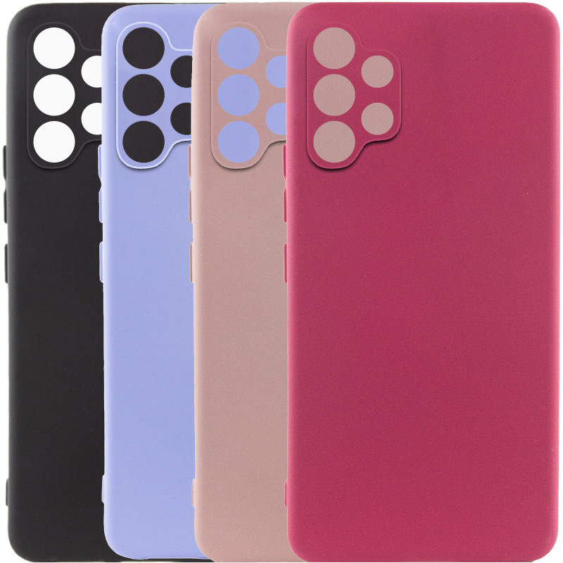 Чехол TPU GETMAN Liquid Silk Full Camera для Samsung Galaxy A32 4G