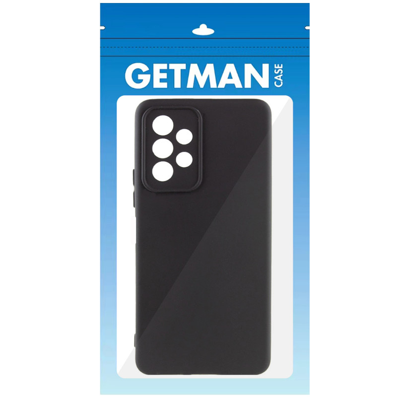 Купить Чехол TPU GETMAN Liquid Silk Full Camera для Samsung Galaxy A33 5G (Черный / Black) на vchehle.ua