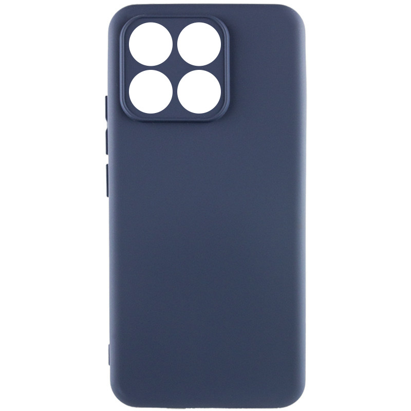 Чехол TPU GETMAN Liquid Silk Full Camera для Motorola Moto G15 4G / G15 Power / G17 / G17 Power (Синий / Midnight Blue)