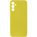 Чехол TPU GETMAN Liquid Silk Full Camera для Samsung Galaxy M34 5G (Желтый / Flash)