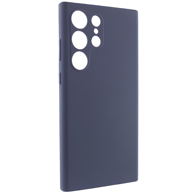 Фото Чохол TPU GETMAN Liquid Silk Full Camera на Samsung Galaxy S26 Ultra (Синій / Midnight Blue) на vchehle.ua