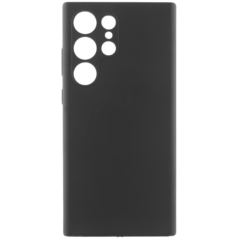 Чохол TPU GETMAN Liquid Silk Full Camera на Samsung Galaxy S26 Ultra (Чорний / Black)
