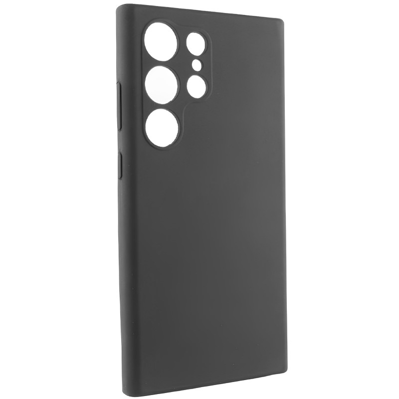 Фото Чохол TPU GETMAN Liquid Silk Full Camera на Samsung Galaxy S26 Ultra (Чорний / Black) на vchehle.ua