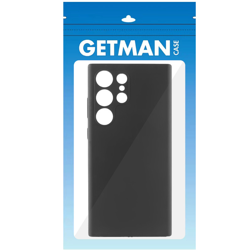 Чохол TPU GETMAN Liquid Silk Full Camera на Samsung Galaxy S26 Ultra (Чорний / Black) в магазині vchehle.ua