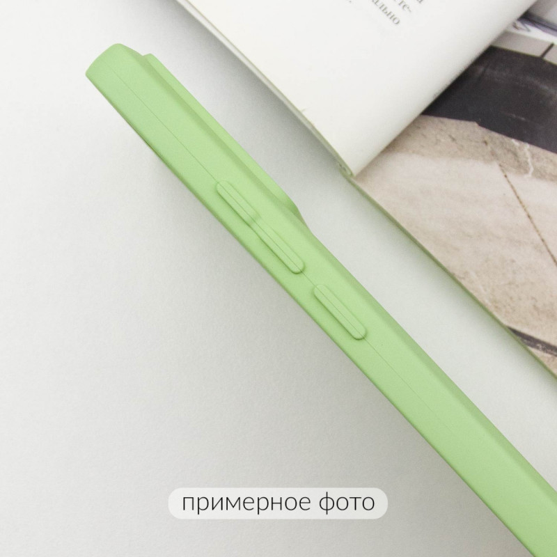 Чохол TPU GETMAN Liquid Silk Full Camera на Xiaomi Poco X6 / Note 13 Pro 5G (Зелений / Pistachio) в магазині vchehle.ua