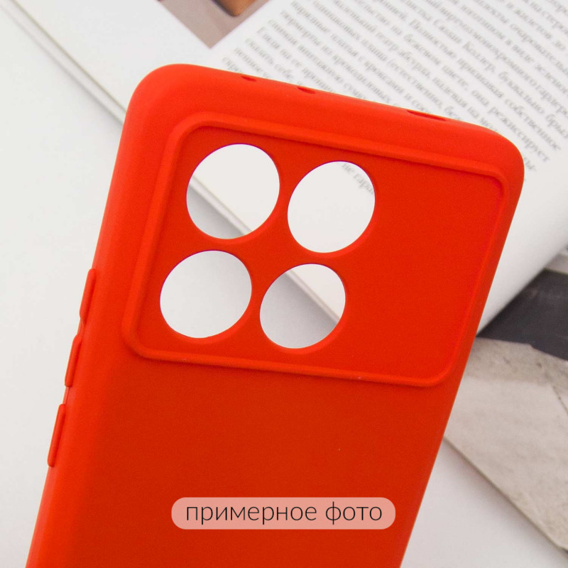 Купити Чохол TPU GETMAN Liquid Silk Full Camera на Xiaomi Poco X6 / Note 13 Pro 5G (Червоний / Red) на vchehle.ua