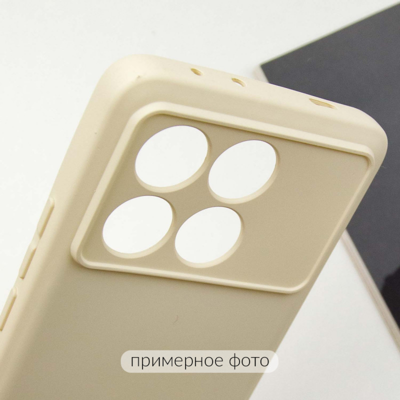 Замовити Чохол TPU GETMAN Liquid Silk Full Camera на Xiaomi Poco X6 / Note 13 Pro 5G (Пісочний / Sand) на vchehle.ua