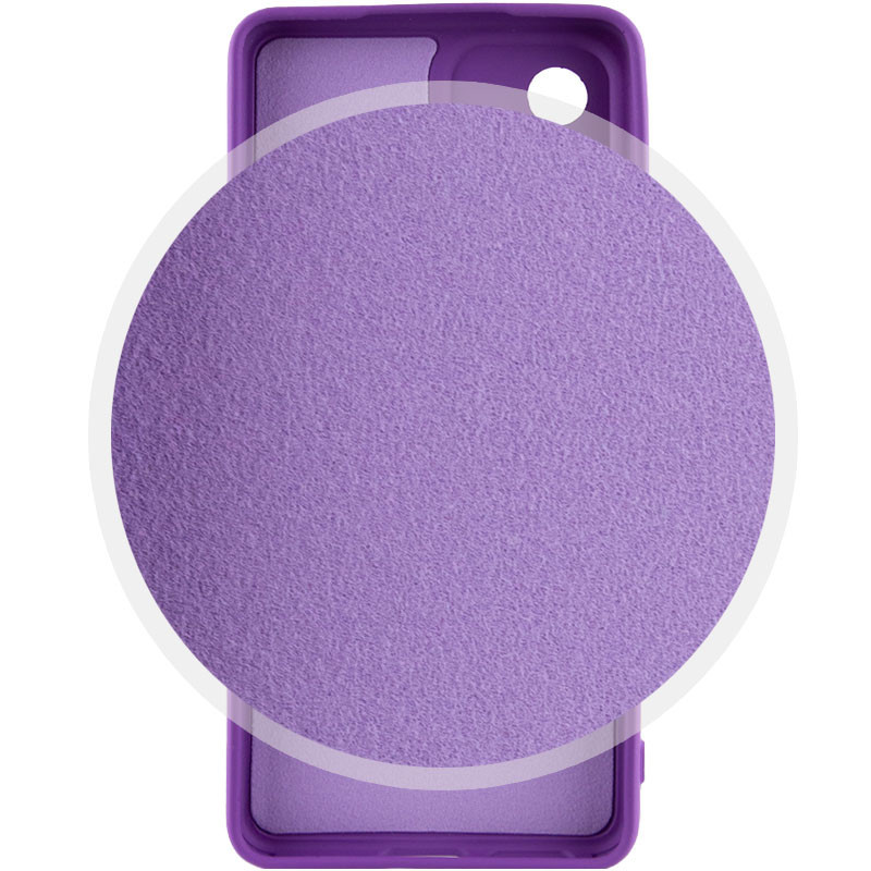 Фото Чехол TPU GETMAN Liquid Silk Full Camera для Xiaomi Redmi 12 (Фиолетовый / Purple) на vchehle.ua