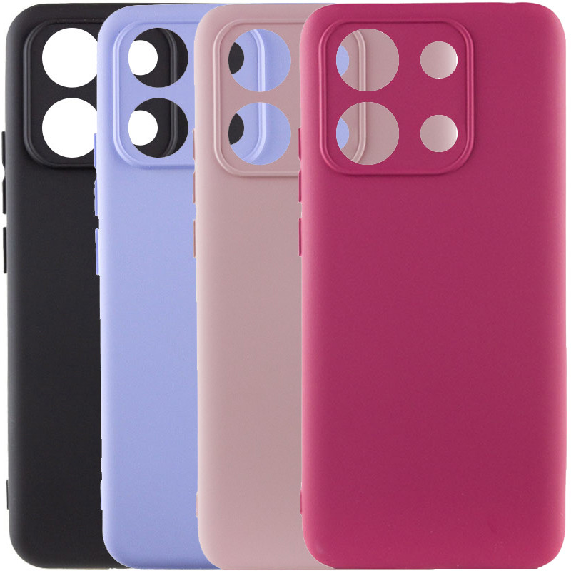 Чехол TPU GETMAN Liquid Silk Full Camera для Xiaomi Redmi Note 13 Pro 4G / Poco M6 Pro 4G / Note 14S