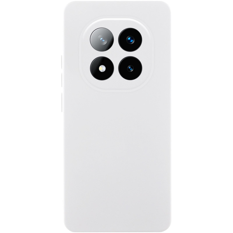 Чохол TPU GETMAN Liquid Silk Full Camera на Xiaomi Redmi Note 15 4G/5G (EU) (Білий / White)