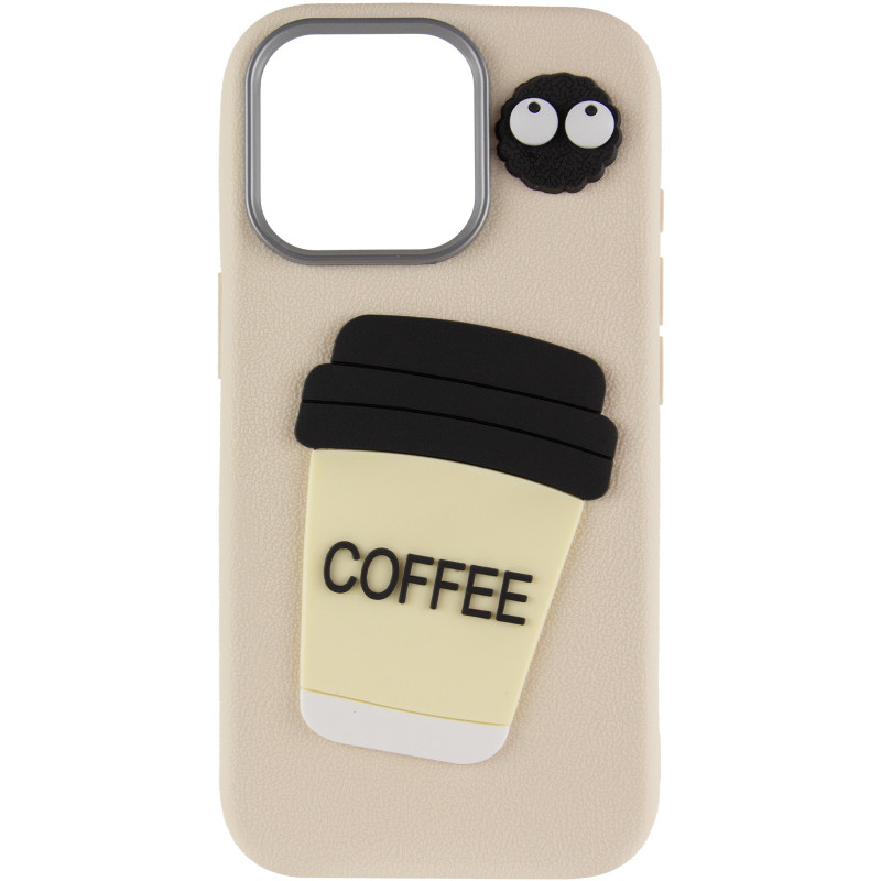 Фото Чехол TPU Leather Toys для Apple iPhone 11 Pro Max (6.5") (Coffee / Sand) на vchehle.ua