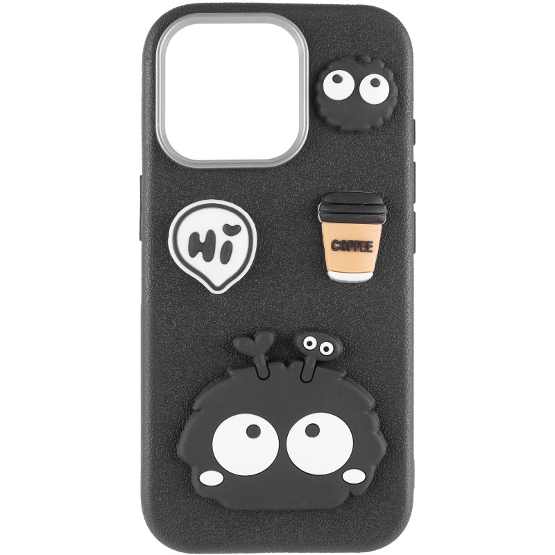 Фото Чехол TPU Leather Toys для Apple iPhone 11 Pro Max (6.5") (Monster / Black) на vchehle.ua