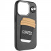 Чехол TPU Leather Toys для Apple iPhone 15 (6.1") (Coffee / Black)