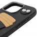 Чохол TPU Leather Toys на Apple iPhone 15 Pro Max (6.7") (Coffee / Black) в магазині vchehle.ua