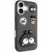 Чохол TPU Leather Toys на Apple iPhone 16 (6.1") (Monster / Black)