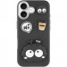 Фото Чохол TPU Leather Toys на Apple iPhone 16 (6.1") (Monster / Black) на vchehle.ua