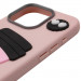 Чохол TPU Leather Toys на Apple iPhone 16 Pro (6.3") (Coffee / Pink) в магазині vchehle.ua