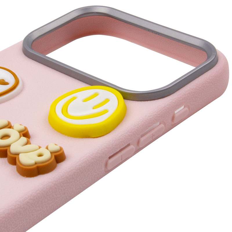 Чехол TPU Leather Toys для Apple iPhone 17 Pro (6.3") (Capybara / Pink) в магазине vchehle.ua