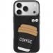 Фото Чехол TPU Leather Toys для Apple iPhone 17 Pro (6.3") (Coffee / Black) на vchehle.ua