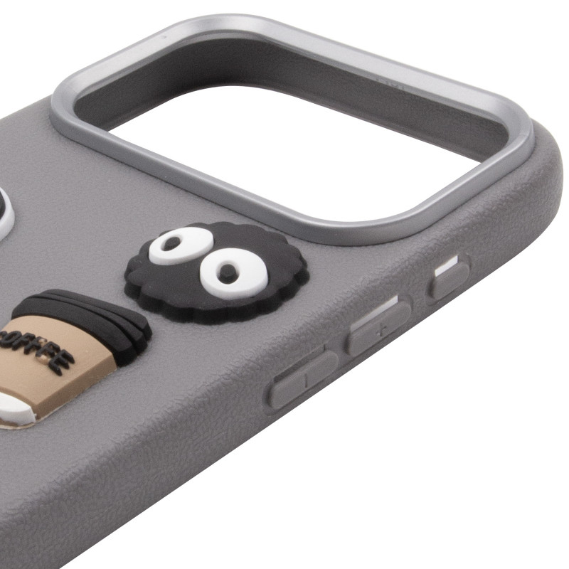 Чехол TPU Leather Toys для Apple iPhone 17 Pro (6.3") (Monster / Grey) в магазине vchehle.ua