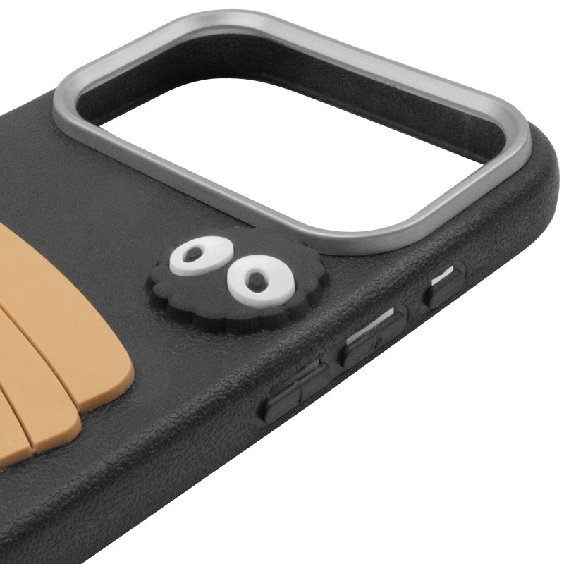 Чохол TPU Leather Toys на Apple iPhone 17 Pro Max (6.9") (Coffee / Black) в магазині vchehle.ua