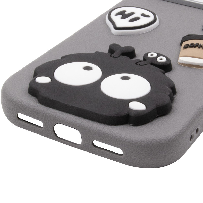 Купити Чохол TPU Leather Toys на Apple iPhone 17 Pro Max (6.9") (Monster / Grey) на vchehle.ua