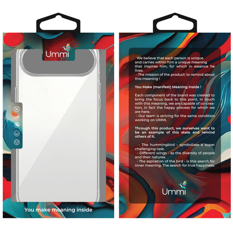 Фото Чехол TPU Ummi transparent для Apple iPhone 17 Air (6.5") (Clear) на vchehle.ua