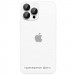 Чохол TPU+Glass Sapphire matte case на Apple iPhone 12 (6.1") (Pearly White)