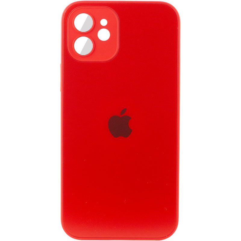 Чехол TPU+Glass Sapphire matte case для Apple iPhone 12 (6.1") (Cola Red)